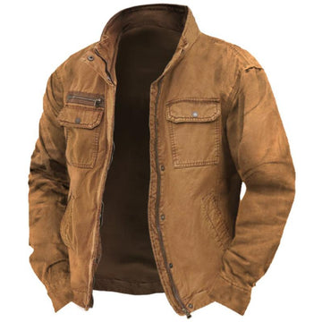 Men's Outdoor Retro Army Jacket